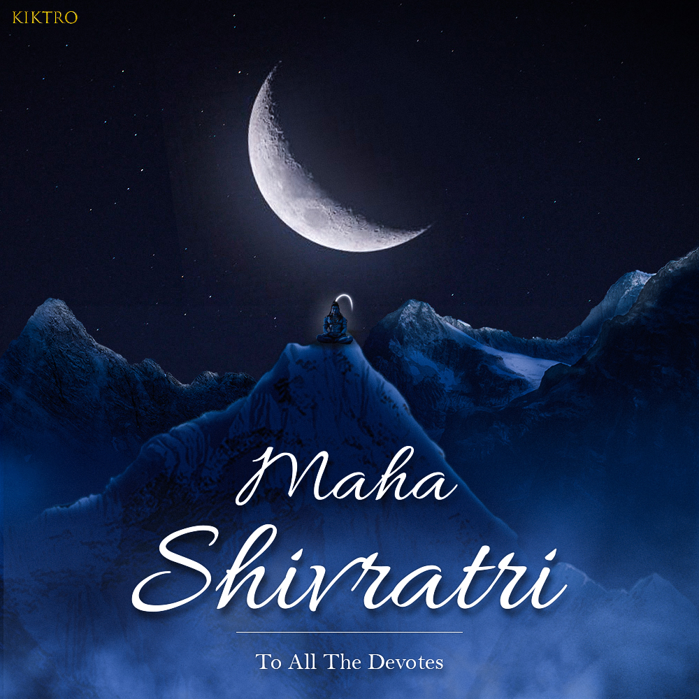 Maha Shivratri festival poster by KikTro